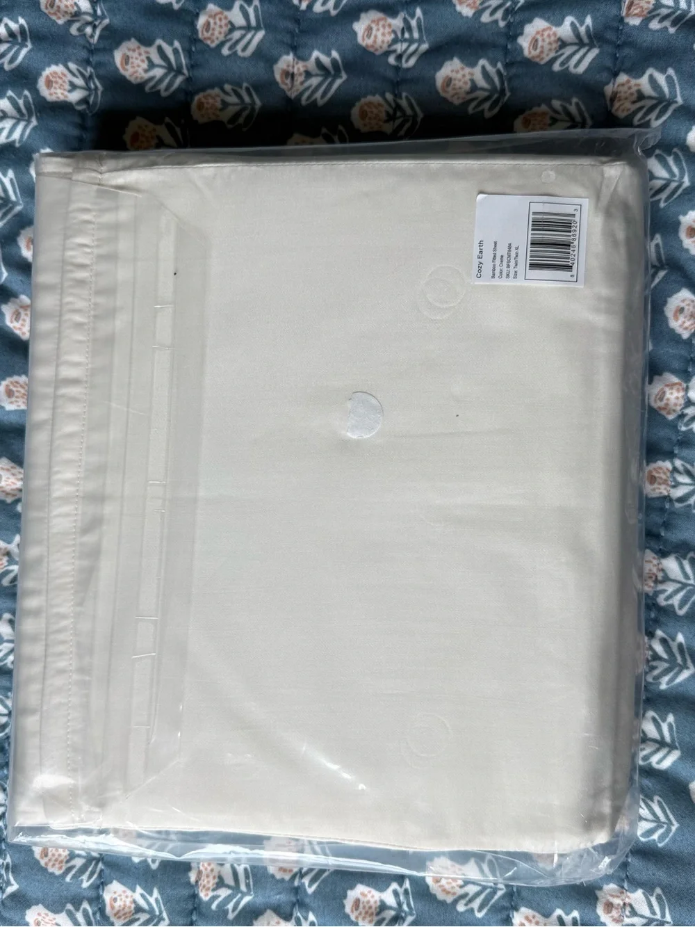 Bamboo Fitted Sheet — Cozy earth Creme